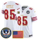 George Kittle #85 San Francisco 49ers United States 250th Anniversary Patch Vapor Limited Jersey - All Stitched