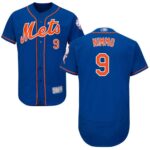 New York Mets #9 Brandon Nimmo Blue Flexbase Collection Stitched Jersey
