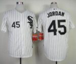 Chicago White Sox #45 Michael  Stitched White Black Strip Jersey