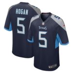 Kevin Hogan Tennessee Titans  Home Game Player Jersey - Navy