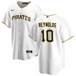 Men's Pittsburgh Pirates #10 Bryan Reynolds White Jersey