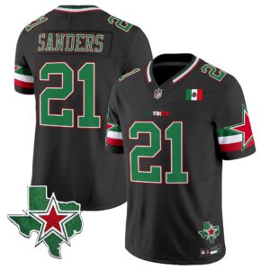 Deion Sanders # 21 2025 Dallas Cowboys Mexico Vapor Limited Jersey - All Stitched
