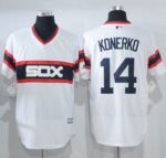 Chicago White sox #14 Paul Konerko White New Cool Base Alternate Home Stitched Jersey