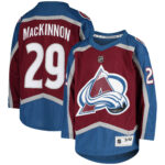 Nathan MacKinnon Colorado Avalanche Youth Home Replica Player Jersey - Burgundy