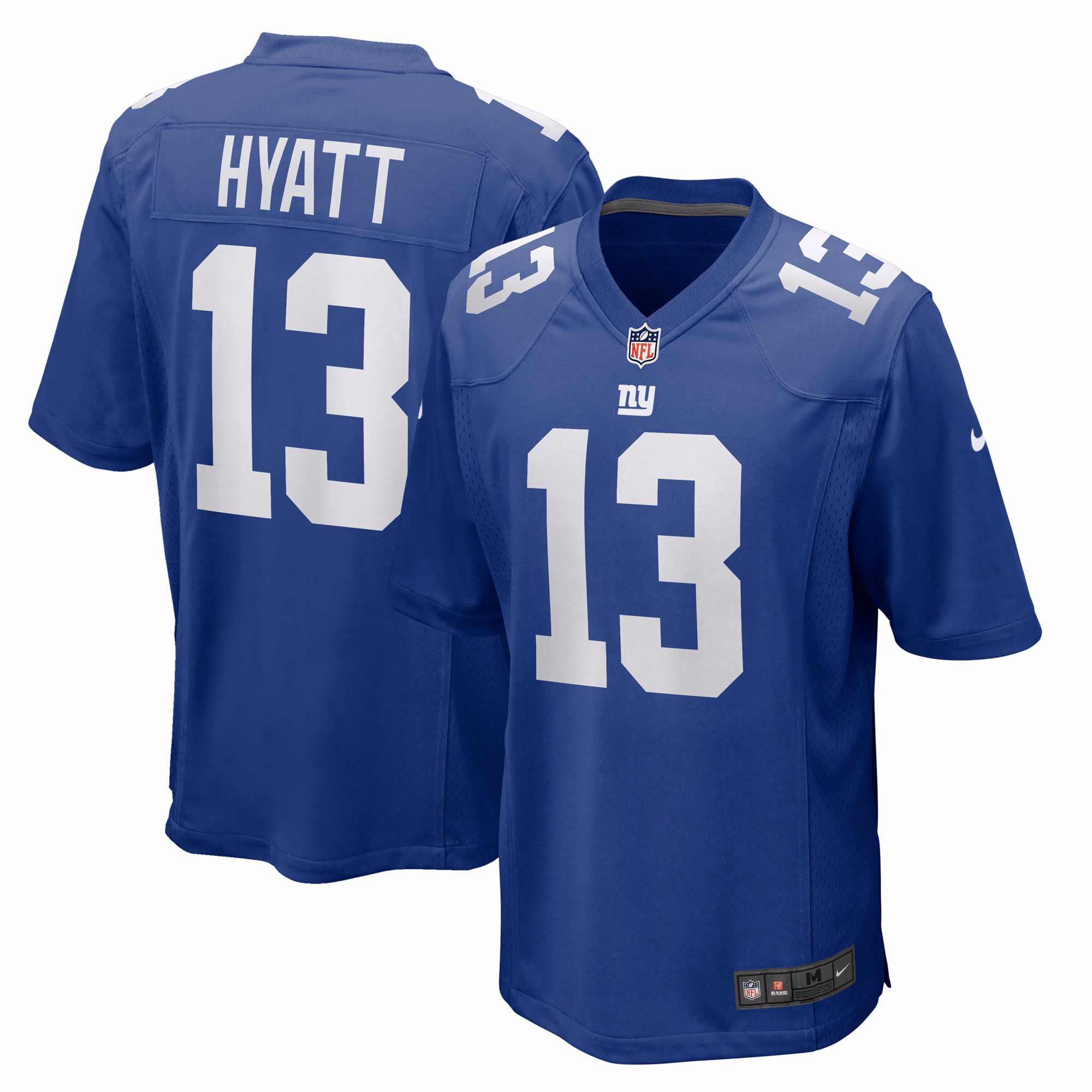 Jalin Hyatt New York Giants Team Game Jersey -  Royal