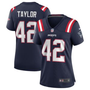 J.J. Taylor New England Patriots Women's Team Game Jersey - Navy