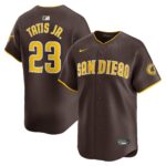 Men's San Diego Padres #23 Fernando Tatis Jr.  Red Away Limited Player Jersey