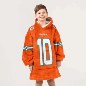 Kid 10 Miami Football Unisex Blanket Hoodie