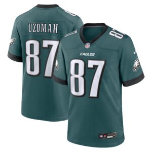 C.J. Uzomah Philadelphia Eagles #87 Team Game Jersey - Midnight Green