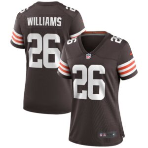 Greedy Williams Cleveland Browns  Women's Game Jersey - Brown