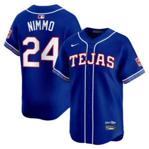 Brandon Nimmo #24 Texas Rangers 2026 City Connect Vapor Premier Limited Jersey - All Stitched