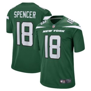 Diontae Spencer New York Jets  Game Player Jersey - Gotham Green