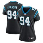 Henry Anderson Carolina Panthers Women's Team Game Jersey - Black