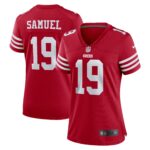 Deebo Samuel San Francisco 49ers  Women's Team Game Player Jersey - Scarlet