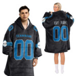 Adult Custom Blanket Hoodie Detroit Inspired Color