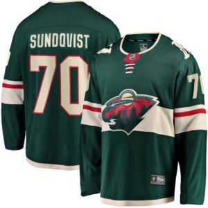 Oskar Sundqvist Minnesota Wild Home Breakaway Jersey - Green