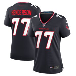 LaDarius Henderson Houston Texans Women's Game Jersey -  Navy