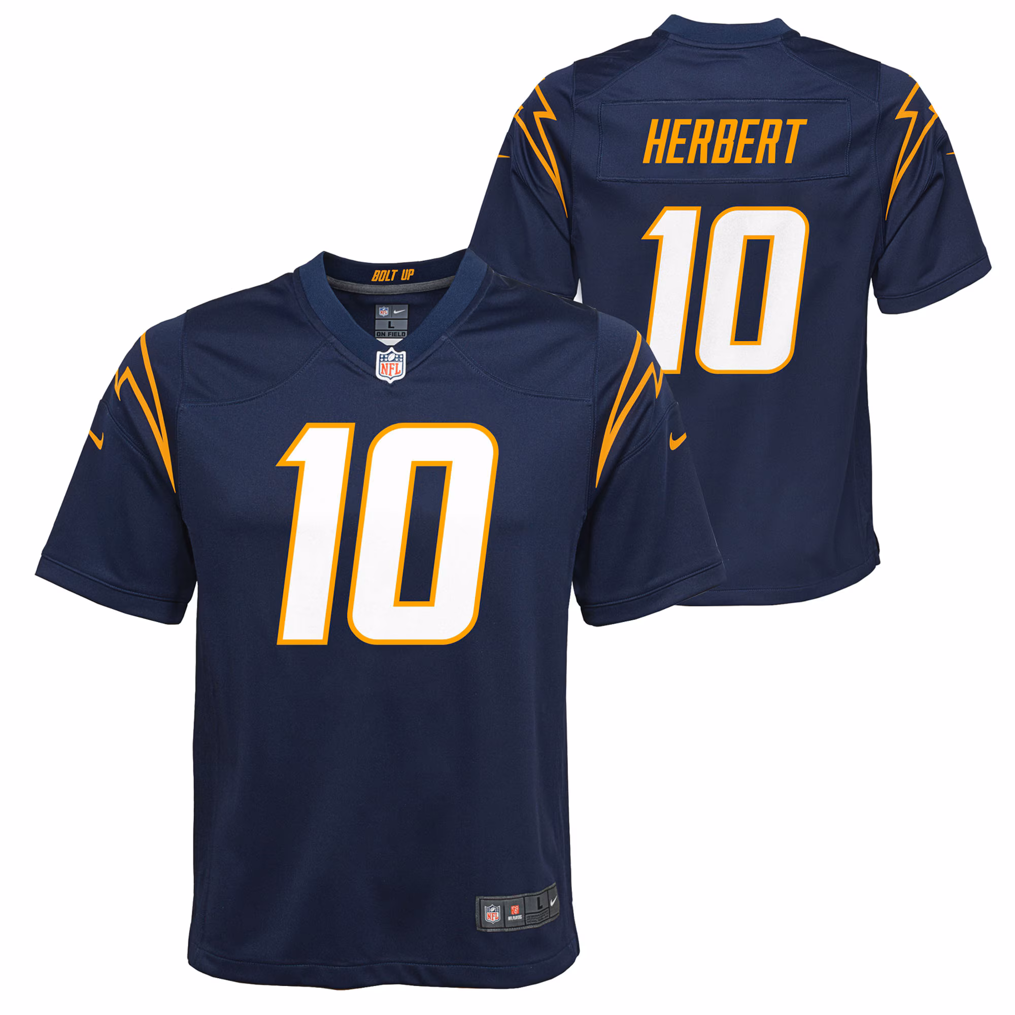 Justin Herbert Los Angeles Chargers Youth Game Jersey - Navy