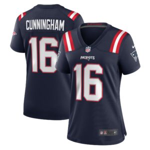 Malik Cunningham New England Patriots Women's Team Game Jersey -  Navy