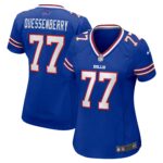 David Quessenberry Buffalo Bills  Women's Game Player Jersey - Royal