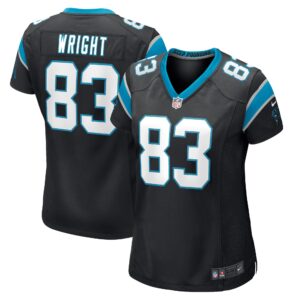Derek Wright Carolina Panthers  Women's Game Player Jersey - Black