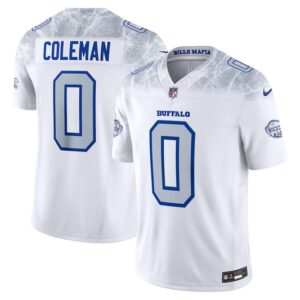 Men's Keon Coleman #0 Buffalo Bills Dri-FIT Rivalries Collection Limited Jersey-White