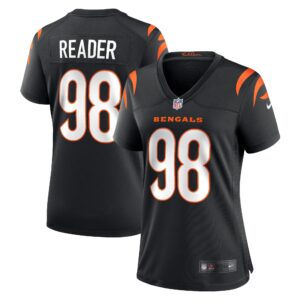 D.J. Reader Cincinnati Bengals Women's  Game Jersey - Black