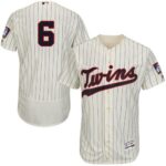 Minnesota Twins #6 Tony Oliva Cream Strip Flexbase Collection Stitched Jersey