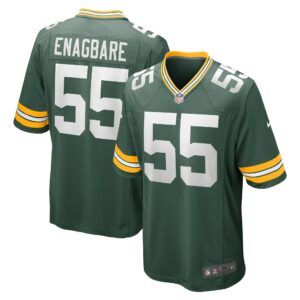 Kingsley Enagbare Green Bay Packers  Game Player Jersey - Green