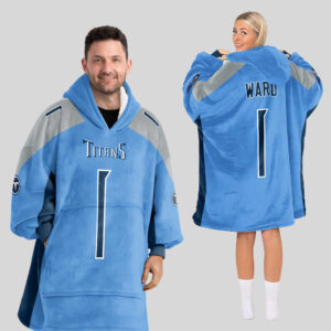 Adult C.W 1 Tennessee Football Unisex Blanket Hoodie