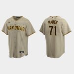 Men's San Diego Padres #71 Josh Hader Cool Base Alternate Jersey - Sand Brown