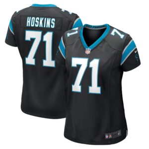 Phil Hoskins Carolina Panthers  Women's Game Jersey - Black