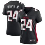 A.J. Terrell Jr. Atlanta Falcons  Women's Game Jersey - Black