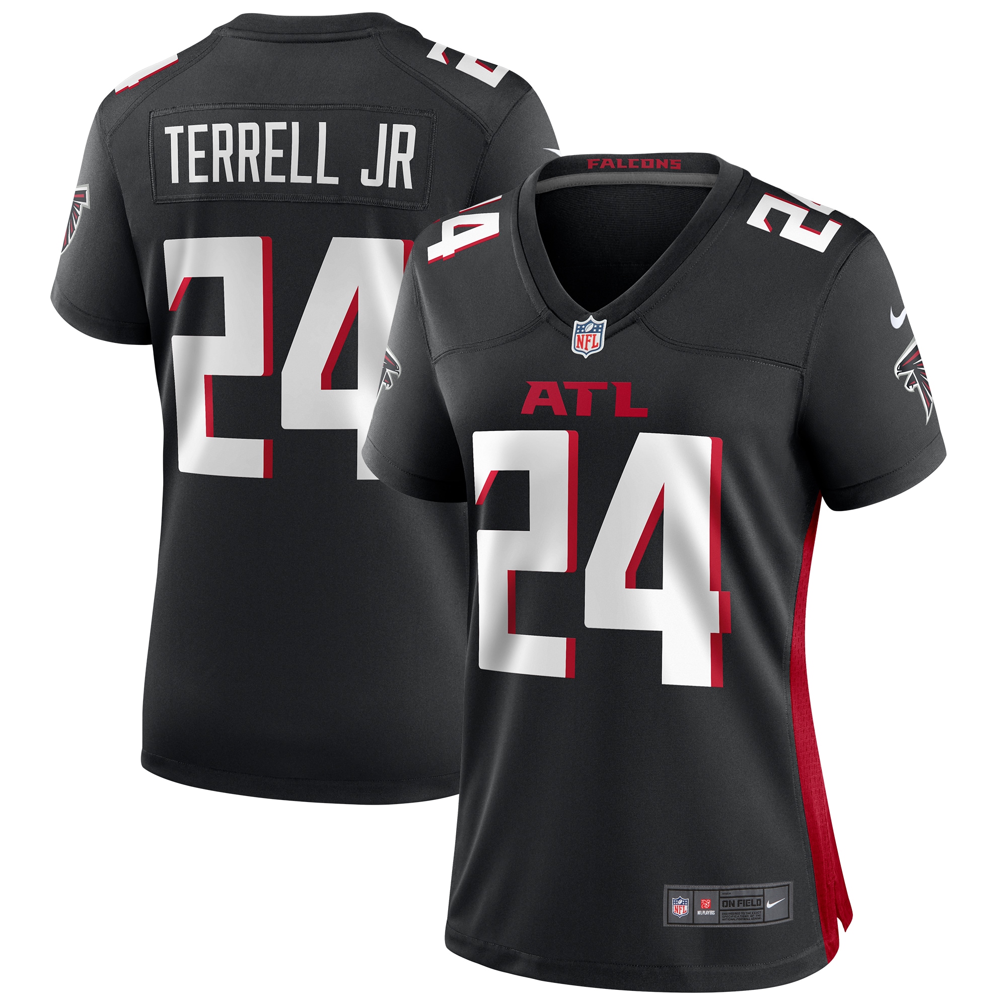 A.J. Terrell Jr. Atlanta Falcons Women's Game Jersey - Black