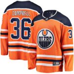 Jack Campbell Edmonton Oilers Home Breakaway Player Jersey - Orange