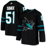 Radim Simek San Jose Sharks  Alternate Authentic Jersey - Black