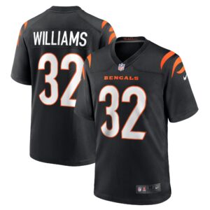 Trayveon Williams Cincinnati Bengals Game Jersey - Black