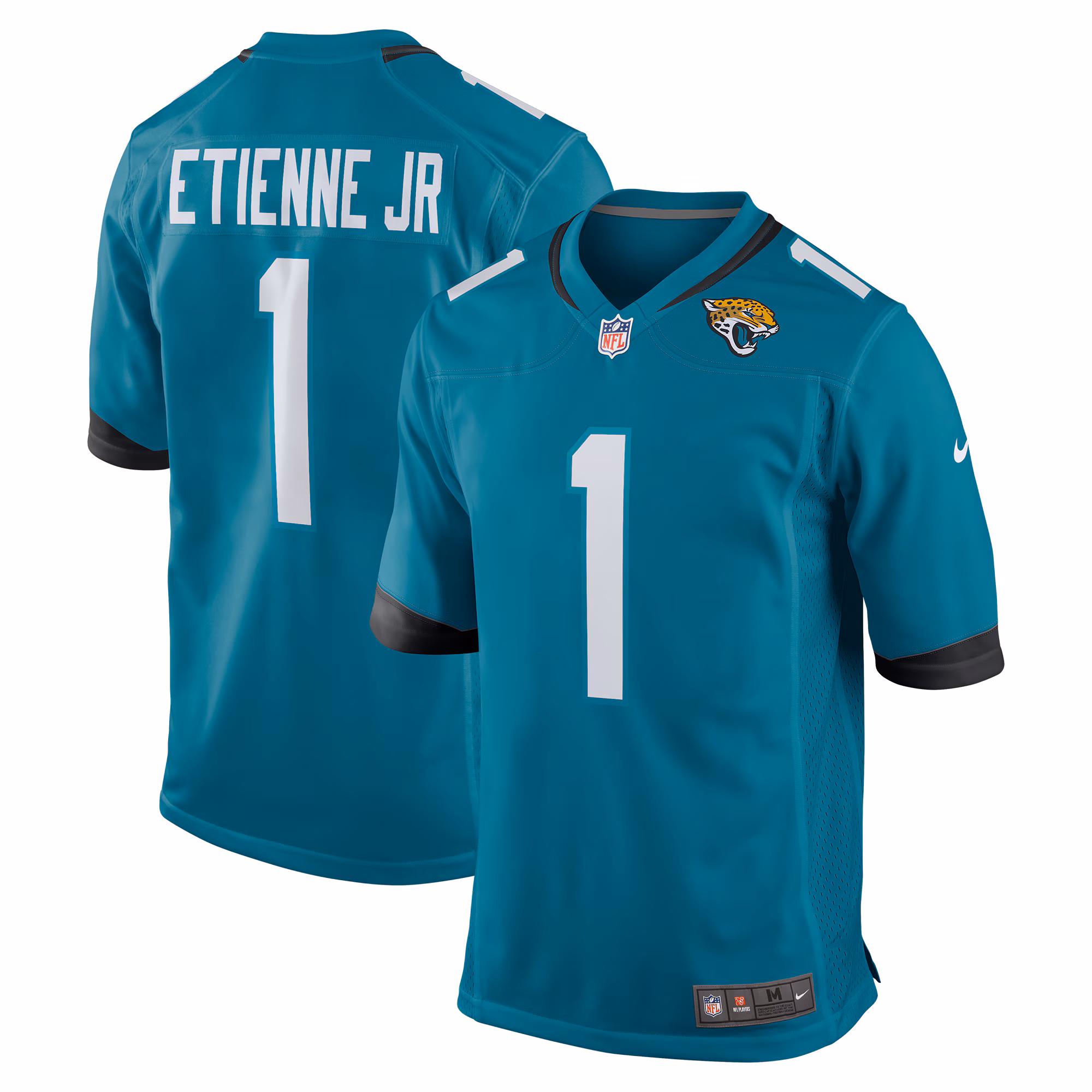 Travis Etienne #1 Jacksonville Jaguars Game Jersey - Teal