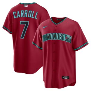 Arizona Diamondbacks Corbin Carroll #7 Red Alternate 2 Replica Jersey