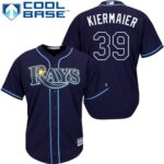Tampa Bay Rays #39 Kevin Kiermaier Dark Blue New Cool Base Stitched Jersey