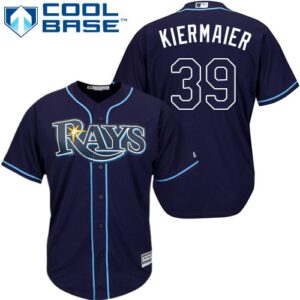 Tampa Bay Rays #39 Kevin Kiermaier Dark Blue New Cool Base Stitched Jersey