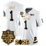 Roman Hemby #1 Indiana Hoosiers Vapor Limited Football Jersey - 2025 National Champions - All Stitched