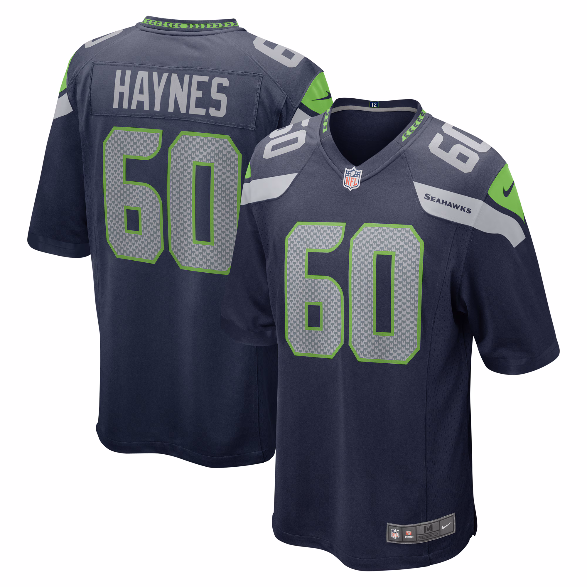 Phil Haynes Seattle Seahawks Game Jersey - College Navy