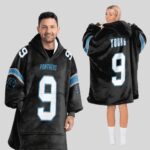 Adult 9 Carolina Football Unisex Blanket Hoodie