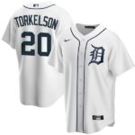 Men's  Detroit Tigers #20 Spencer Torkelson White Home Jersey