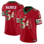 Fred Warner # 54 San Francisco 49ers Mexico Vapor Limited Jersey V4 - All Stitched
