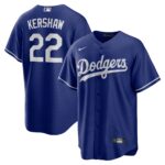 Men's Los Angeles Dodgers Clayton Kershaw  Royal Alternate Replica Player Name Jersey