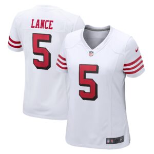 Trey Lance San Francisco 49ers  Women's Alternate Game Jersey - White