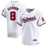 Men's Washington Nationals Carter Kieboom  White Home Limited Player Jersey