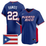 Heliot Ramos #22 Puerto Rico Baseball 2026 World Baseball Classic Vapor Premier Jersey - Royal